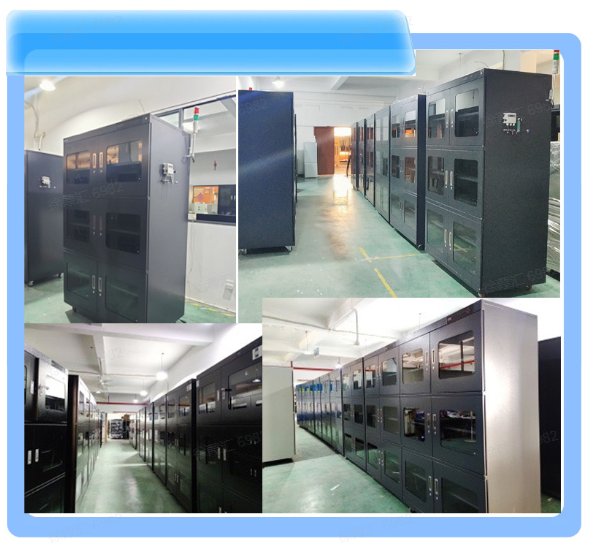 Dry Cabinets for SMT Production Line Material Storage